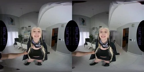 vr, virtual reality, blonde, skylar vox vr