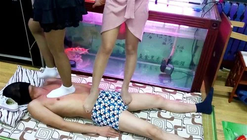 Sexy teacher footjob