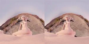 VR Blonde Hentai