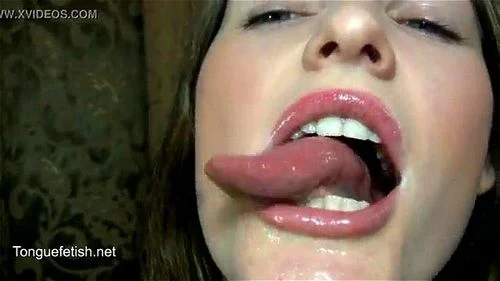 Tongue mouth spit lips fetish thumbnail