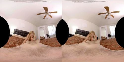 babe, vr, blonde, virtual reality