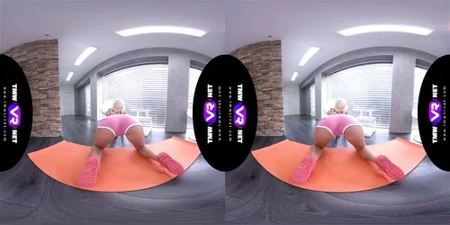 blonde, masturbation, virtual reality, big ass
