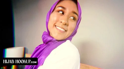 exchange student, muslim, blowjob, Hijab Hookup