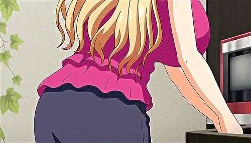 hentai, big ass, blonde, anal