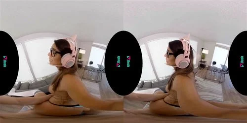 virtual reality, babe, alexis zara, big tits