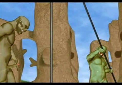 orcs vs female knight