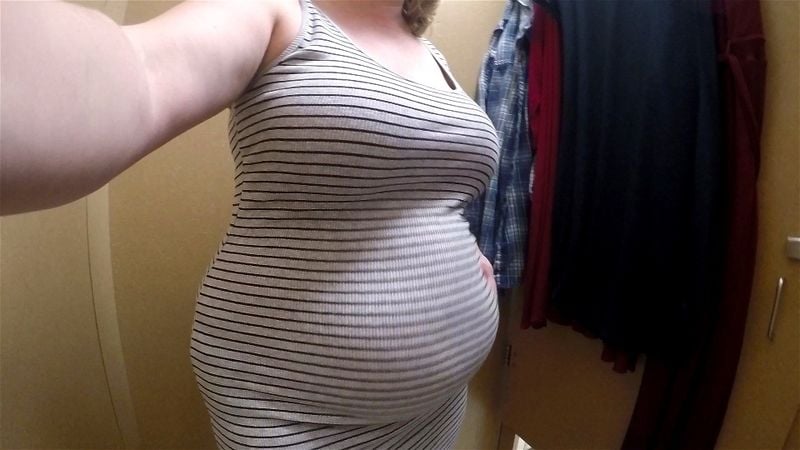 Stripped dress bbw