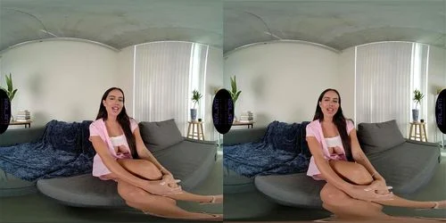 virtual reality, brunette, blowjob, victoria june