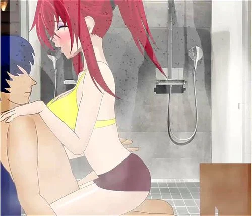 Rias' Amazing Bath (Part 2): Blowjob, Doggy & Cowgirl Porn