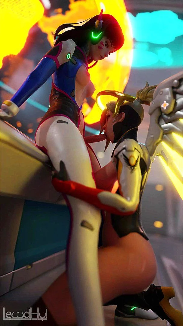 Ow dva mercy Blowjob