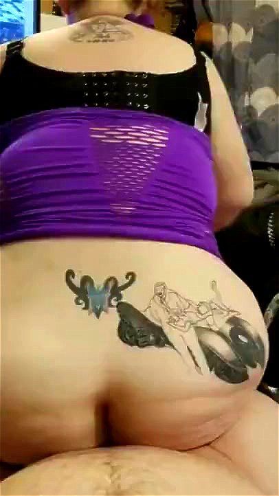 bbw, big ass, tatoo milf
