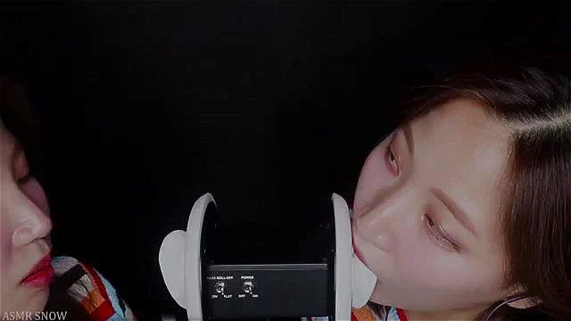 ASMR Snow Twin Ear Licking ASMR Snow Twin Ear Licking