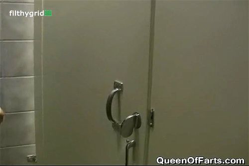 In the bathroom