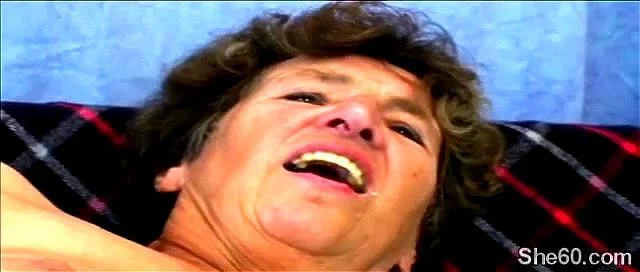 Filthy granny Ludmila plays with her hairy coochie Filthy granny Ludmila plays with her hairy coochie