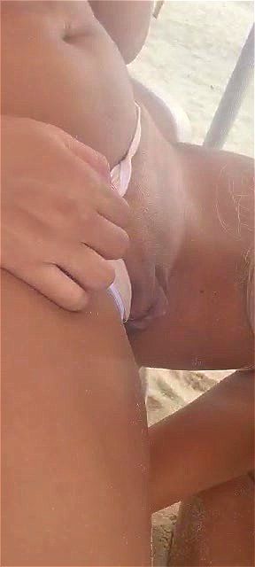 Lesbian Pussy Beach - Watch On The beach - Lesbian, Pussy Licking, Blonde Porn - SpankBang
