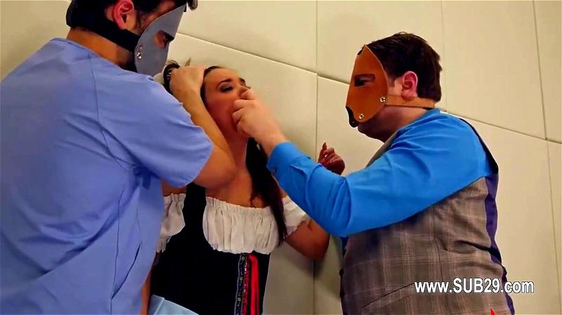Extreme violently banged bdsm pornstar with ropes Extreme violently banged bdsm pornstar with ropes