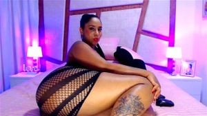 Solo woman teasing