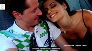 Rosa gives Head in the Taxi & Rides Dick in the Flat! MILFAKIA