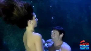 night time under water sex