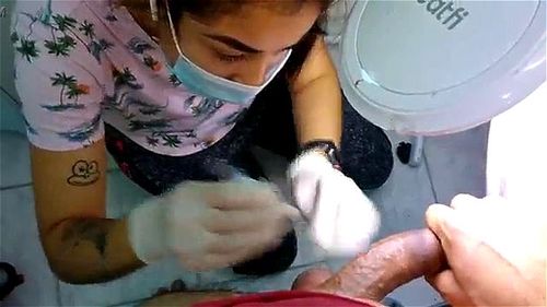 Deep depilation of the male bikini and anus, the client tolerated