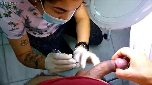 Deep depilation of the male bikini and anus, the client tolerated