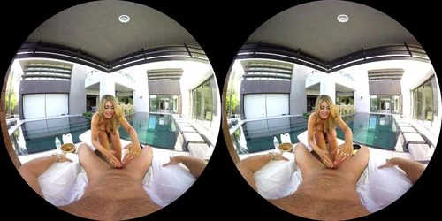 virtual reality, vr, big ass, blonde