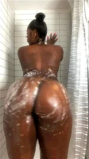 Watch Ebony shower - Big Ass, Shower Masturbation, Solo Porn - SpankBang