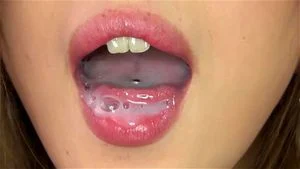 cum swallowing thumbnail