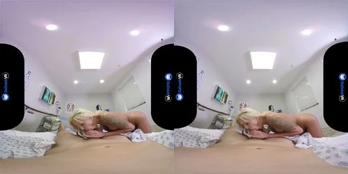 anal blonde, nina elle, anal, virtual reality