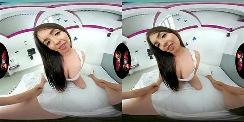 kourtney love vr, big tits, blowjob, virtual reality