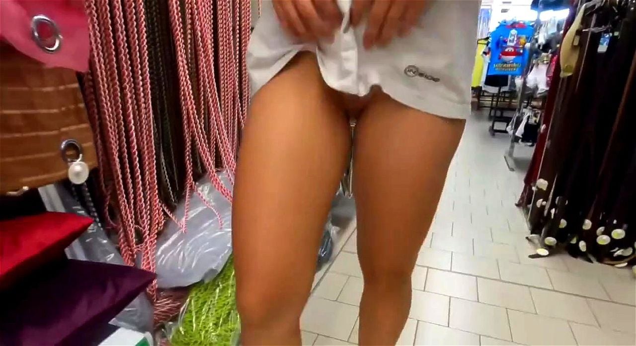 No panties on street