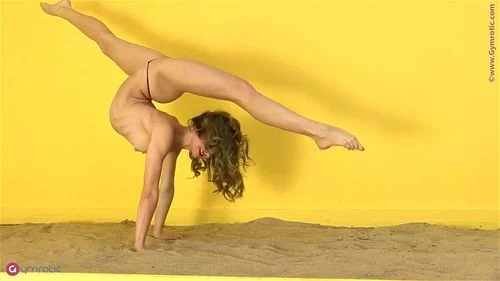 flexible, small tits, solo, gymnast