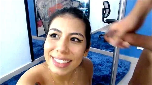 Ah Shemale Cumshot - Watch Cutie gets a cumshot by a shemale - Facial, Tranny, Webcam Porn -  SpankBang