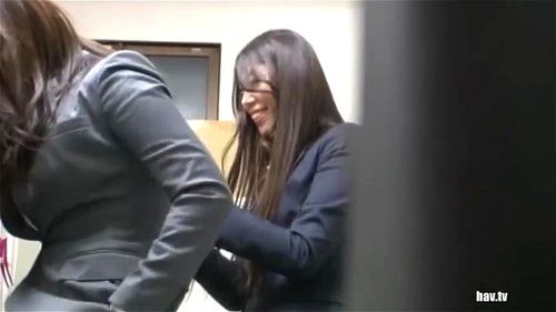 Office Lady Change Pantyhose 3