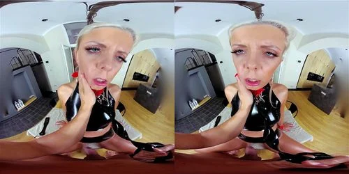 cumshot, virtual reality, vr, blonde