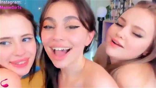 Wild Lesbian Sloppy Kissing