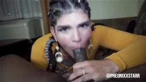 LATINA SUCKING BLACK BALLAS