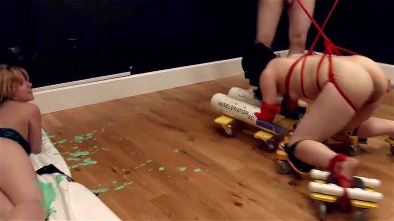Extremely hardcore BDSM rope sex with bottom action Extremely hardcore BDSM rope sex with bottom action