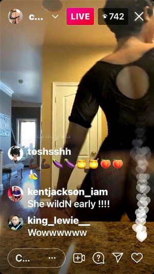 Instagram live thumbnail