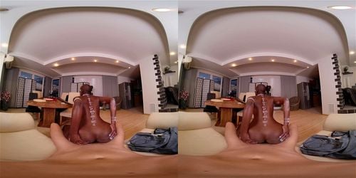 virtual reality, vr, ebony, vr porn