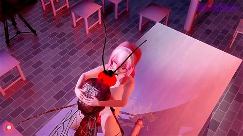 MMD Lilia with insects