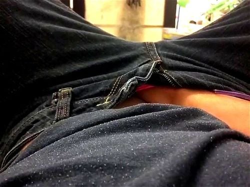 girl fingers herself in her pants