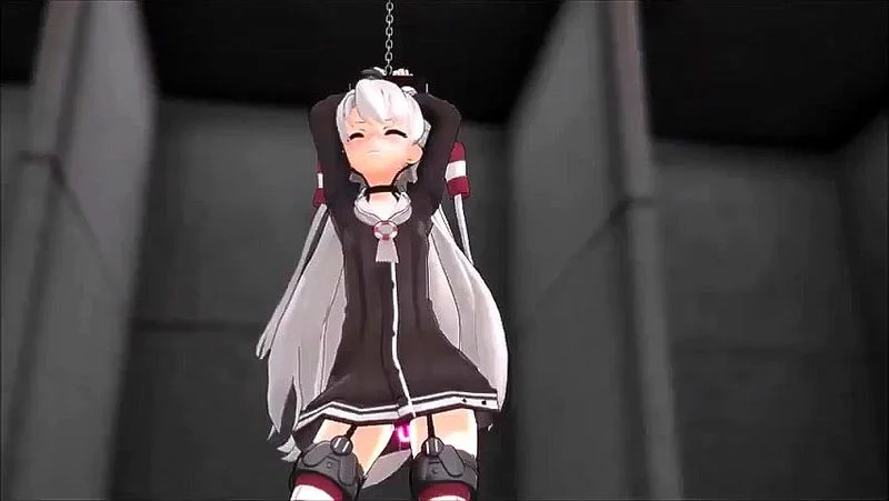 Amatsukaze MMD restraint handcuff