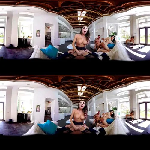 virtual reality, small tits, groupsex, vr