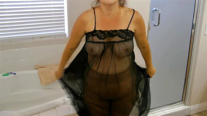 Mommy [Aft0n] Black Sheer Lingerie