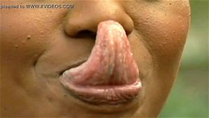 Worlds largest tongue