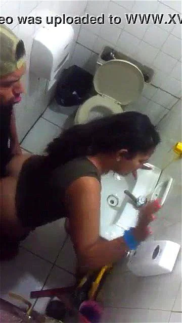 A Guy Catches Them In Public Toilet