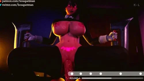 cock hero, big tits, big ass, 3d animation