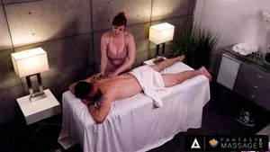 Valentina Nappi Gives Him The Best Secret Blowjob During Massage