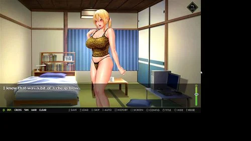 visual novel, blonde, hentai game, japanese